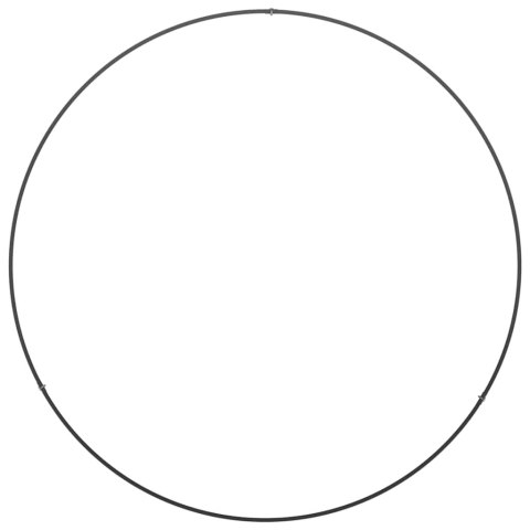 DONICZKA OGRODOWA 5 SZT CZARNY 80X80X20CM STAL ZIMNOGIĘTA