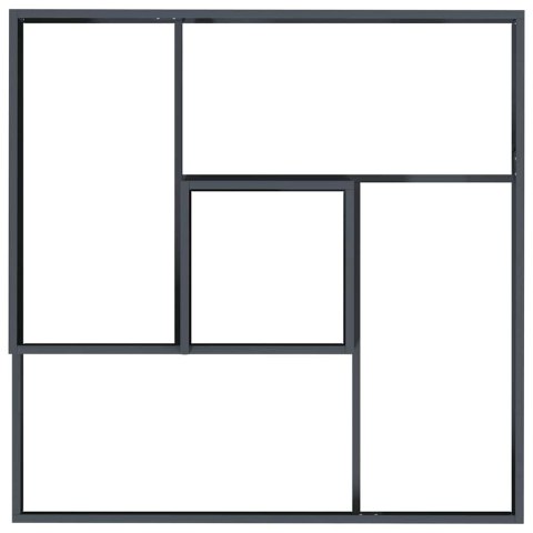 DONICZKA OGRODOWA ANTRACYT 100X100X50CM STAL ZIMNOGIĘTA