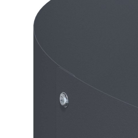 DONICZKA OGRODOWA ANTRACYT 30X30X20CM STAL ZIMNOGIĘTA