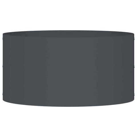 VidaXL Doniczka ogrodowa Antracyt 40 x 40 x 20 cm Stal zimnogięta