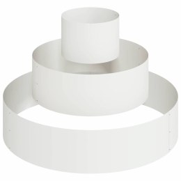 DONICZKA OGRODOWA BIAŁY 90X90X20CM STAL ZIMNOGIĘTA