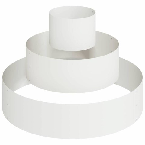 DONICZKA OGRODOWA BIAŁY 90X90X20CM STAL ZIMNOGIĘTA