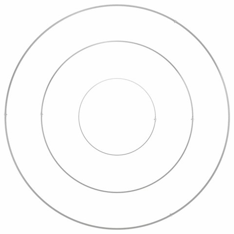 DONICZKA OGRODOWA BIAŁY 90X90X20CM STAL ZIMNOGIĘTA