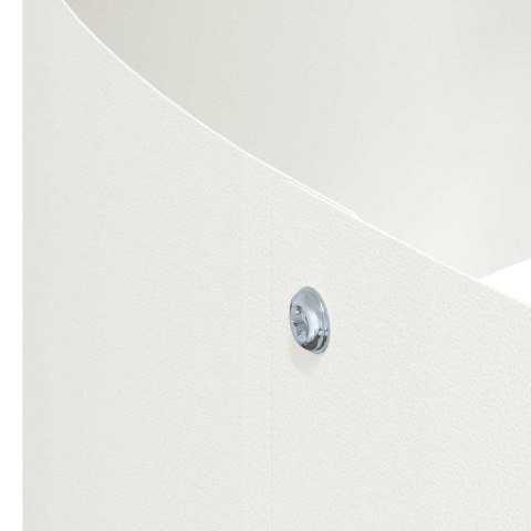 DONICZKA OGRODOWA BIAŁY 90X90X20CM STAL ZIMNOGIĘTA