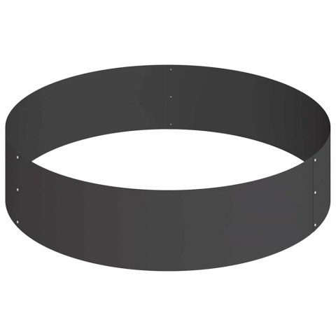 DONICZKA OGRODOWA CZARNY 90X90X20CM STAL ZIMNOGIĘTA