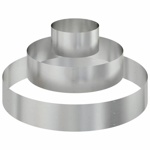 DONICZKA OGRODOWA SREBRNY 120X120X20CM STAL GALWANIZOWANA