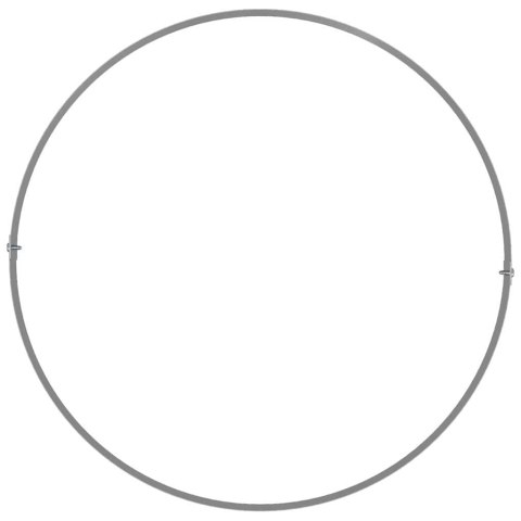 DONICZKA OGRODOWA SREBRNY 40X40X20CM STAL GALWANIZOWANA