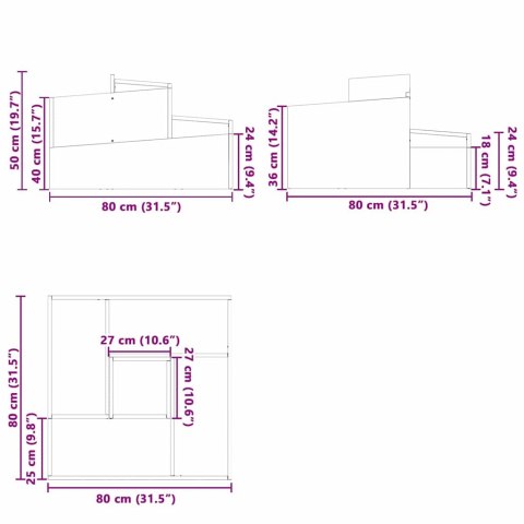 DONICZKA OGRODOWA SREBRNY 80X80X50CM STAL GALWANIZOWANA