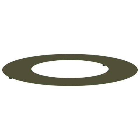 VidaXL Pierścień drzewa Zielony oliwkowy Ø40 / 70 cm Stal zimnogięta