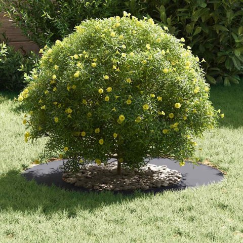 PIERŚCIEŃ DREWNY OBRZEŻE OGRODOWE METALOWE 5 SZT ANTRACYT