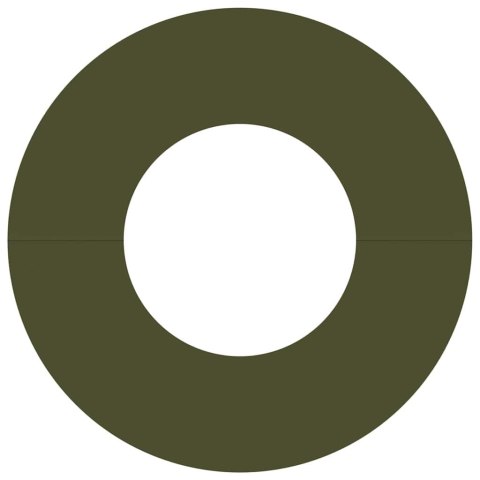 VidaXL odpowiedni dla płaskich pierścieni drzewa 5 pcs oliwkowy