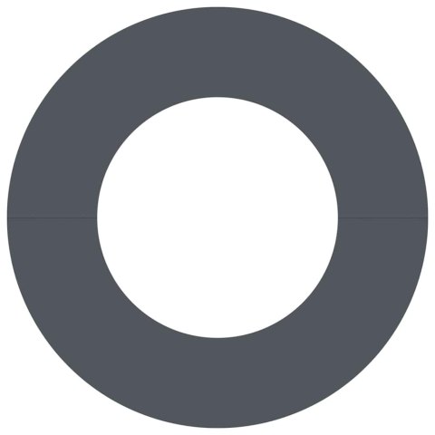 PIERŚCIEŃ DREWNY OBRZEŻE OGRODOWE METALOWE ANTRACYT Ø40 / 70CM