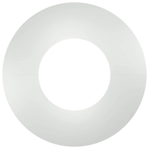 PIERŚCIEŃ DREWNY OBRZEŻE OGRODOWE METALOWE SREBRNY Ø30 / 60CM