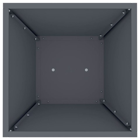 VidaXL Donica słupowa Antracyt 35 x 35 x 73 cm