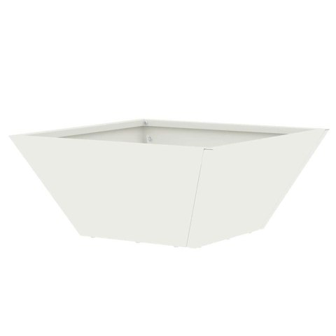 DONICZKA OGRODOWA 5 SZT BIAŁY 35X35X15CM STAL ZIMNOGIĘTA