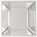 VidaXL Doniczka ogrodowa 5 pcs Srebrny 35 x 35 x 15 cm Stal nierdzewna