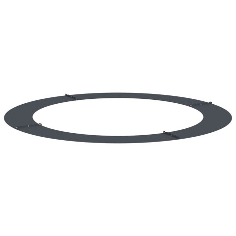 VidaXL odpowiedni dla płaskich pierścieni drzewa 5 pcs Antracyt