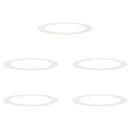 VidaXL odpowiedni dla płaskich pierścieni drzewa 5 pcs Biały