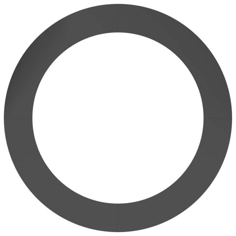 PIERŚCIEŃ DREWNY OBRZEŻE OGRODOWE METALOWE 5 SZT CZARNY