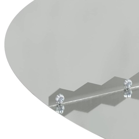 PIERŚCIEŃ DREWNY OBRZEŻE OGRODOWE METALOWE 5 SZT SREBRNY