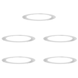 VidaXL odpowiedni dla płaskich pierścieni drzewa 5 pcs Srebrny