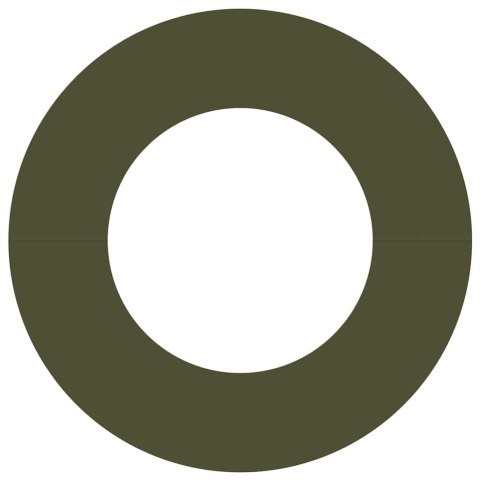 VidaXL odpowiedni dla płaskich pierścieni drzewa 5 pcs oliwkowy