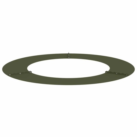 VidaXL odpowiedni dla płaskich pierścieni drzewa 5 pcs oliwkowy