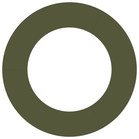 VidaXL odpowiedni dla płaskich pierścieni drzewa 5 pcs oliwkowy