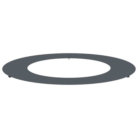 PIERŚCIEŃ DREWNY OBRZEŻE OGRODOWE METALOWE ANTRACYT Ø50 / 80CM