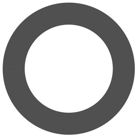 PIERŚCIEŃ DREWNY OBRZEŻE OGRODOWE METALOWE CZARNY Ø60 / 90CM