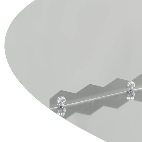 PIERŚCIEŃ DREWNY OBRZEŻE OGRODOWE METALOWE SREBRNY Ø40 / 70CM