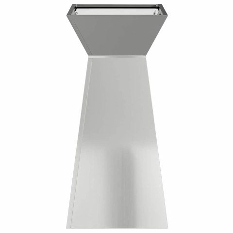 VidaXL Donica słupowa 2 pcs Srebrny 35 x 35 x 73 cm