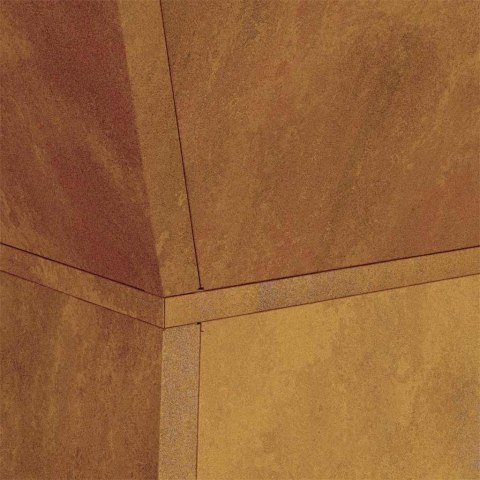 VidaXL Donica słupowa 2 pcs Srebrny 35 x 35 x 73 cm