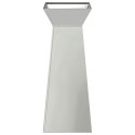 VidaXL Donica słupowa 2 pcs Srebrny 40 x 40 x 100 cm