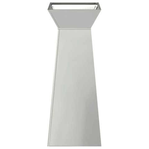 VidaXL Donica słupowa 2 pcs Srebrny 40 x 40 x 100 cm