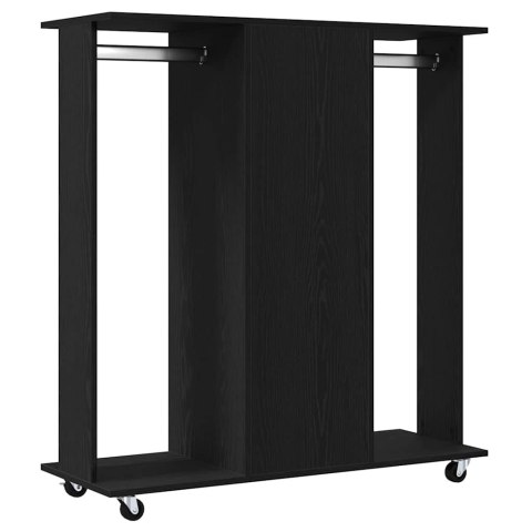 VidaXL Garderoba Czarny dąb 102 x 38 x 110 cm Materiał drewnopochodny