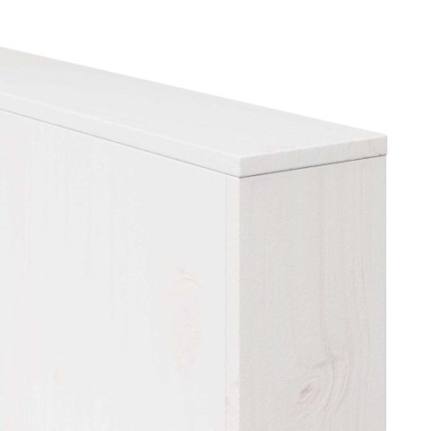 VidaXL Sofa Ogrodowa Biały 185,5 x 60 x 62 cm Lite drewno sosnowe