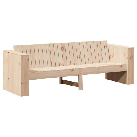VidaXL Sofa Ogrodowa Brązowy 185,5 x 60 x 62 cm Lite drewno sosnowe