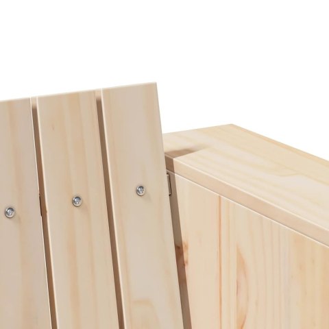 VidaXL Sofa Ogrodowa Brązowy 185,5 x 60 x 62 cm Lite drewno sosnowe