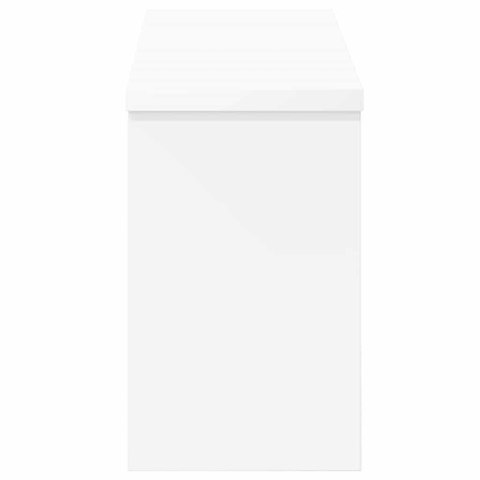 VidaXL Wieszak na płaszcze montowany na ścianie Biały 50 x 16 x 26 cm