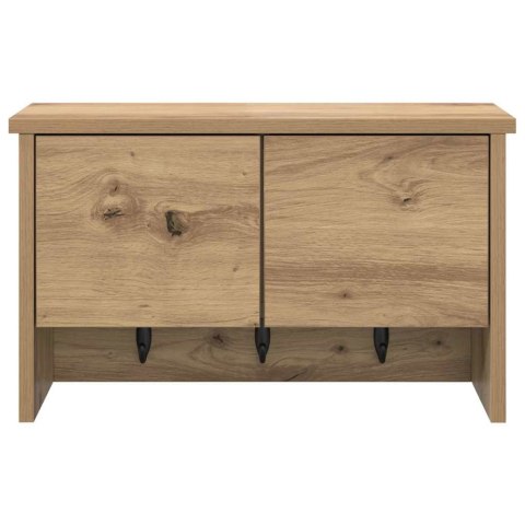 WIESZAK NA PŁASZCZE MONTOWANY NA ŚCIANIE Z PÓŁKĄ DĄB ARTISAN