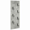 VidaXL Wieszak na płaszcze montowany na ścianie Betonowy szary