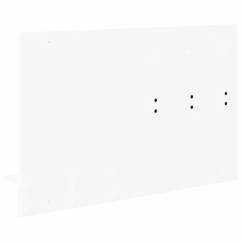 VidaXL Wieszak na płaszcze montowany na ścianie Biały 90 x 10 x 50 cm