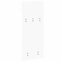 VidaXL Wieszak na płaszcze montowany na ścianie Biały 90 x 40 x 10 cm