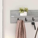 VidaXL Wieszak na płaszcze montowany na ścianie Szary dąb sonoma