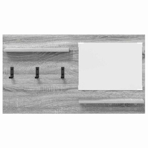 VidaXL Wieszak na płaszcze montowany na ścianie Szary dąb sonoma