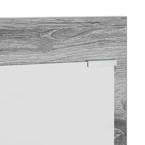 VidaXL Wieszak na płaszcze montowany na ścianie Szary dąb sonoma