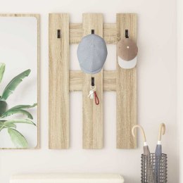 VidaXL Wieszak na płaszcze montowany na ścianie dąb sonoma
