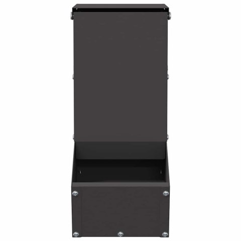 VidaXL Karma dla Królików Czarny 12,5 x 26 x 28,5 cm