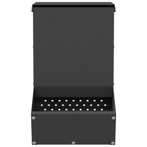 VidaXL Karma dla Królików Czarny 17,5 x 26 x 28,5 cm